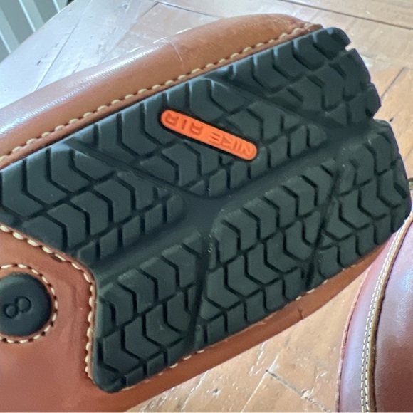 Cole Haan Air Ryder Driver Oxford 8M Mens Brown Leather Nike Air Sneakers - Picture 12 of 12